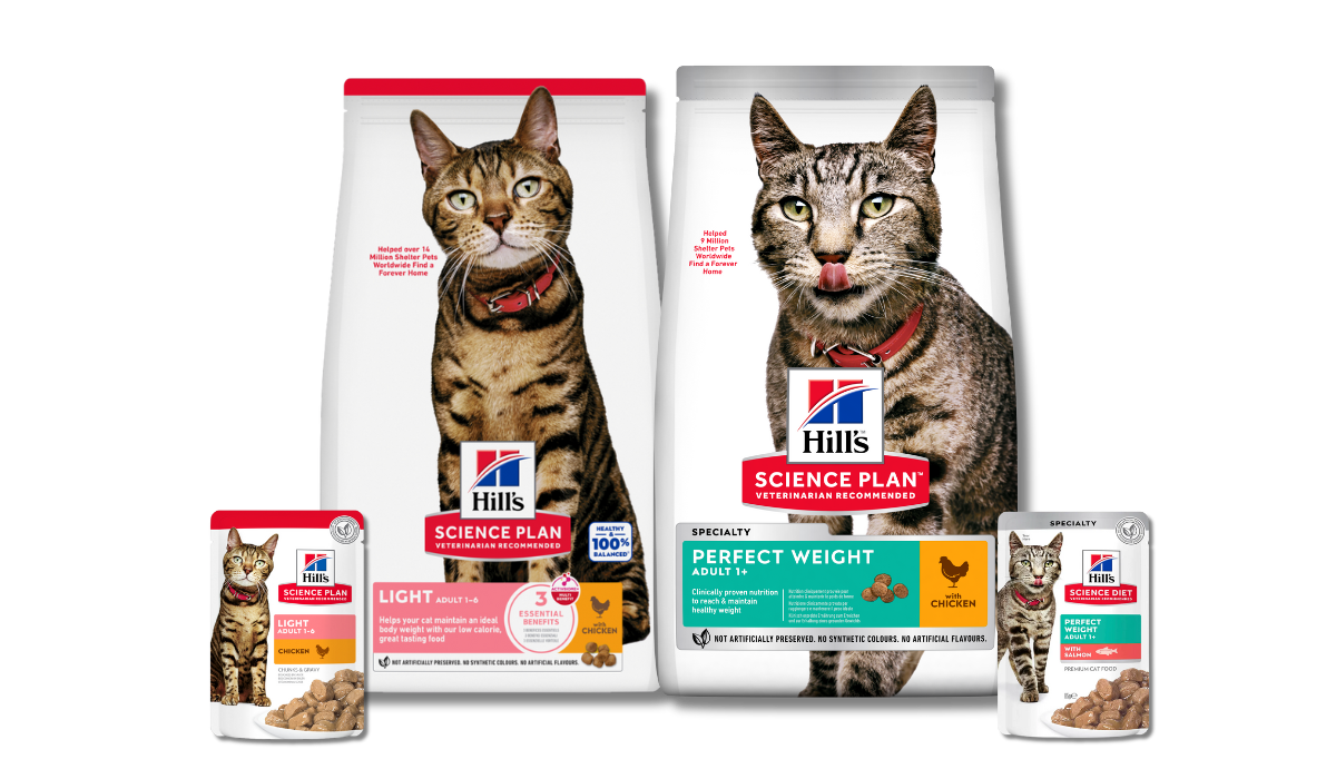 Science Plan Light en Perfect Weight kattenvoer